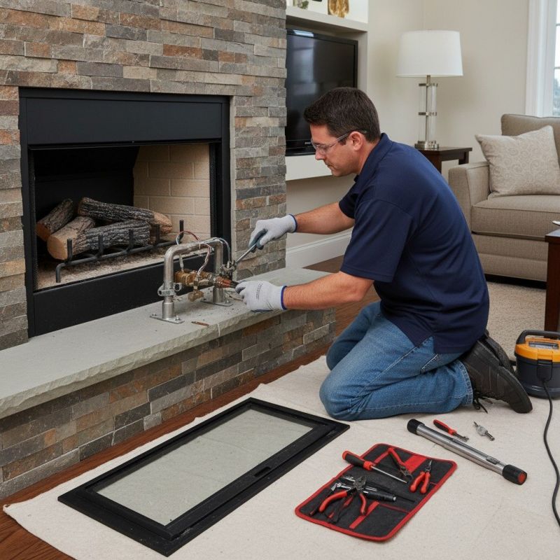 Fireplace Tile Installation