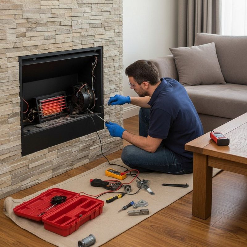 Fireplace Tile Installation