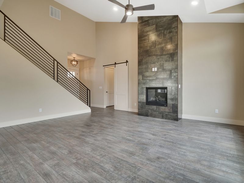 Summer Fireplace Tile Setup