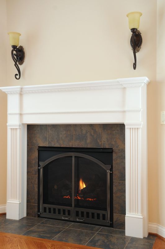 Indoor Fireplace Tile Installation